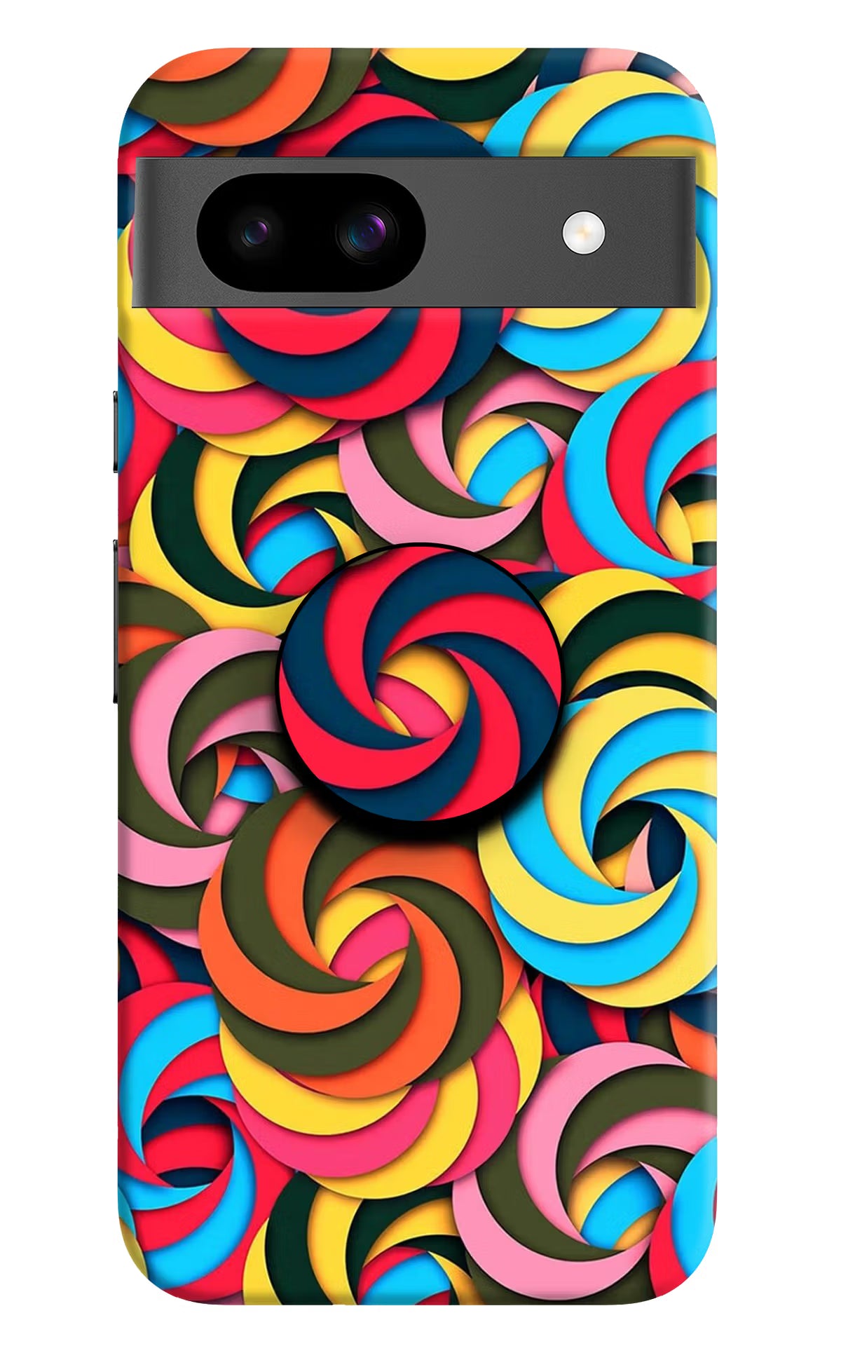 Spiral Pattern Google Pixel 8A Pop Case by Casekaro