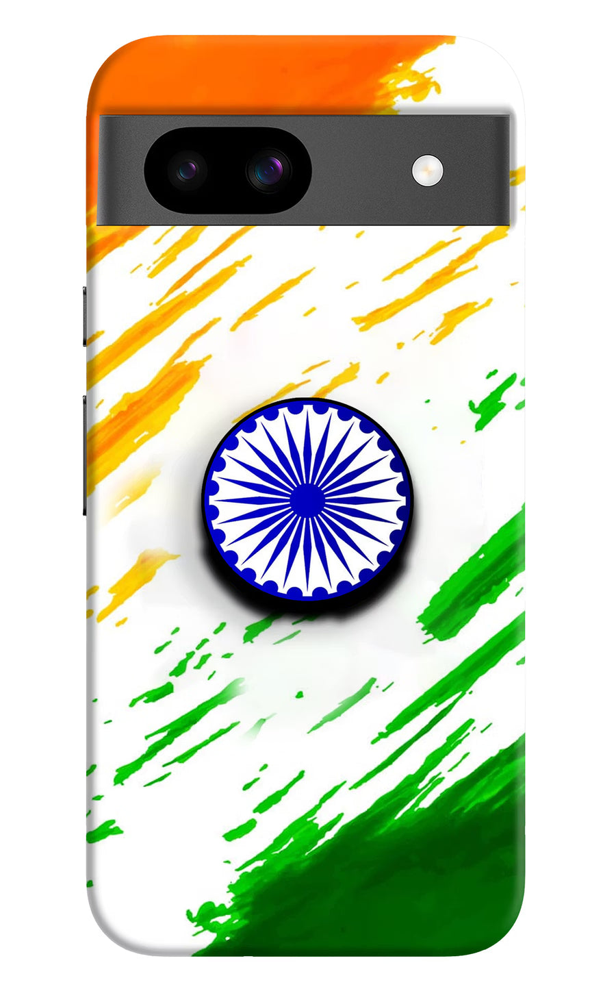 Indian Flag Ashoka Chakra Google Pixel 8A Pop Case, Hard case