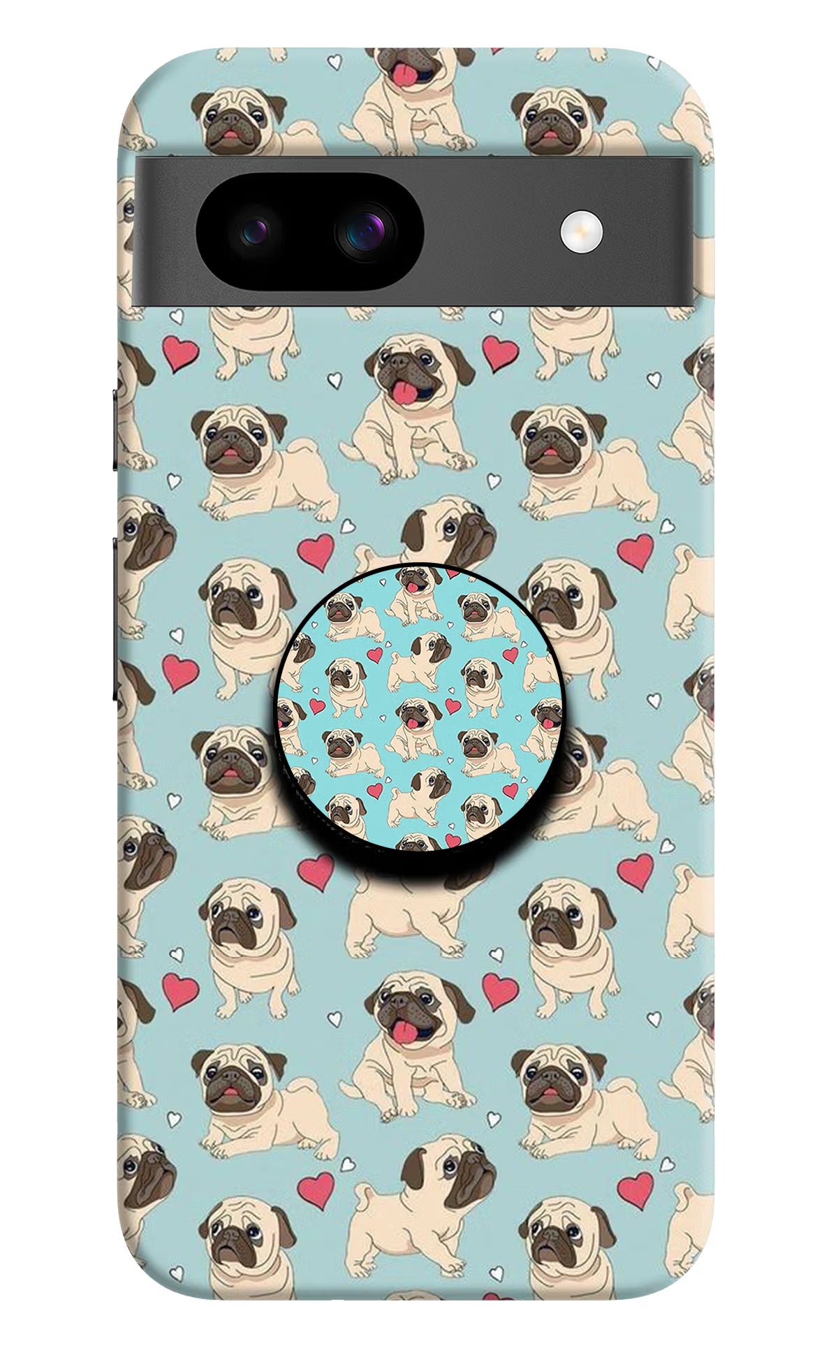 Pug Dog Google Pixel 8A Pop Case by Casekaro