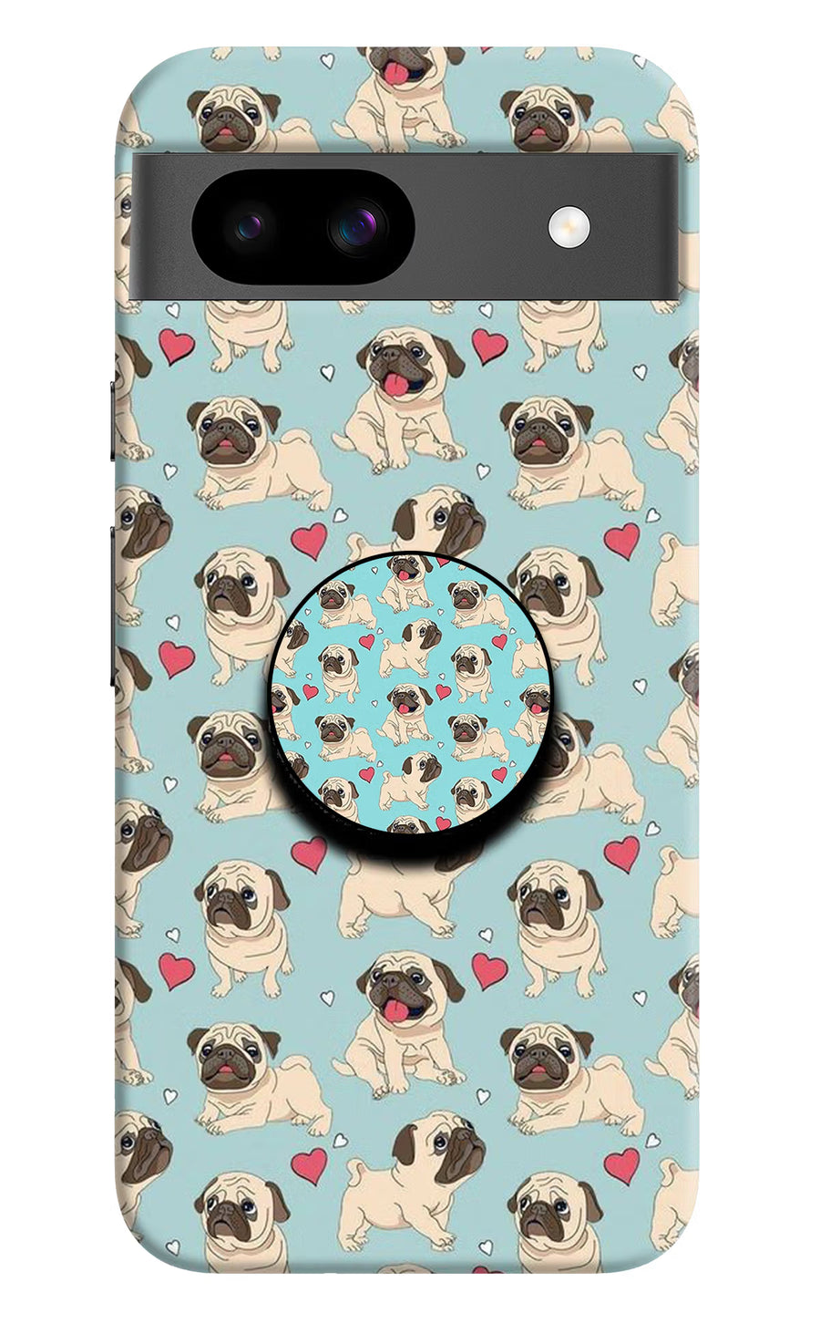 Pug Dog Google Pixel 8A Pop Case, Hard case