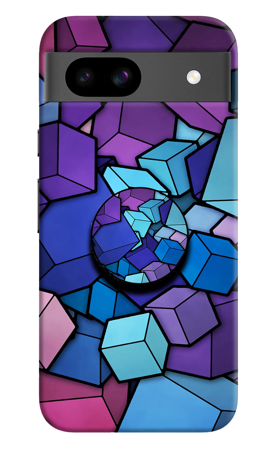 Cubic Abstract Google Pixel 8A Pop Case, Hard case