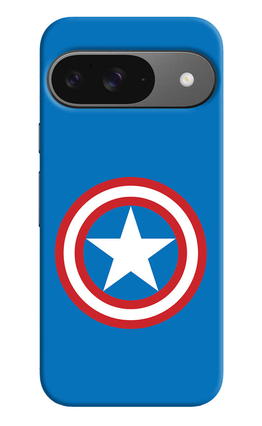 Captain America Logo Google Pixel 9 Hard Case Back Cover by Casekaro