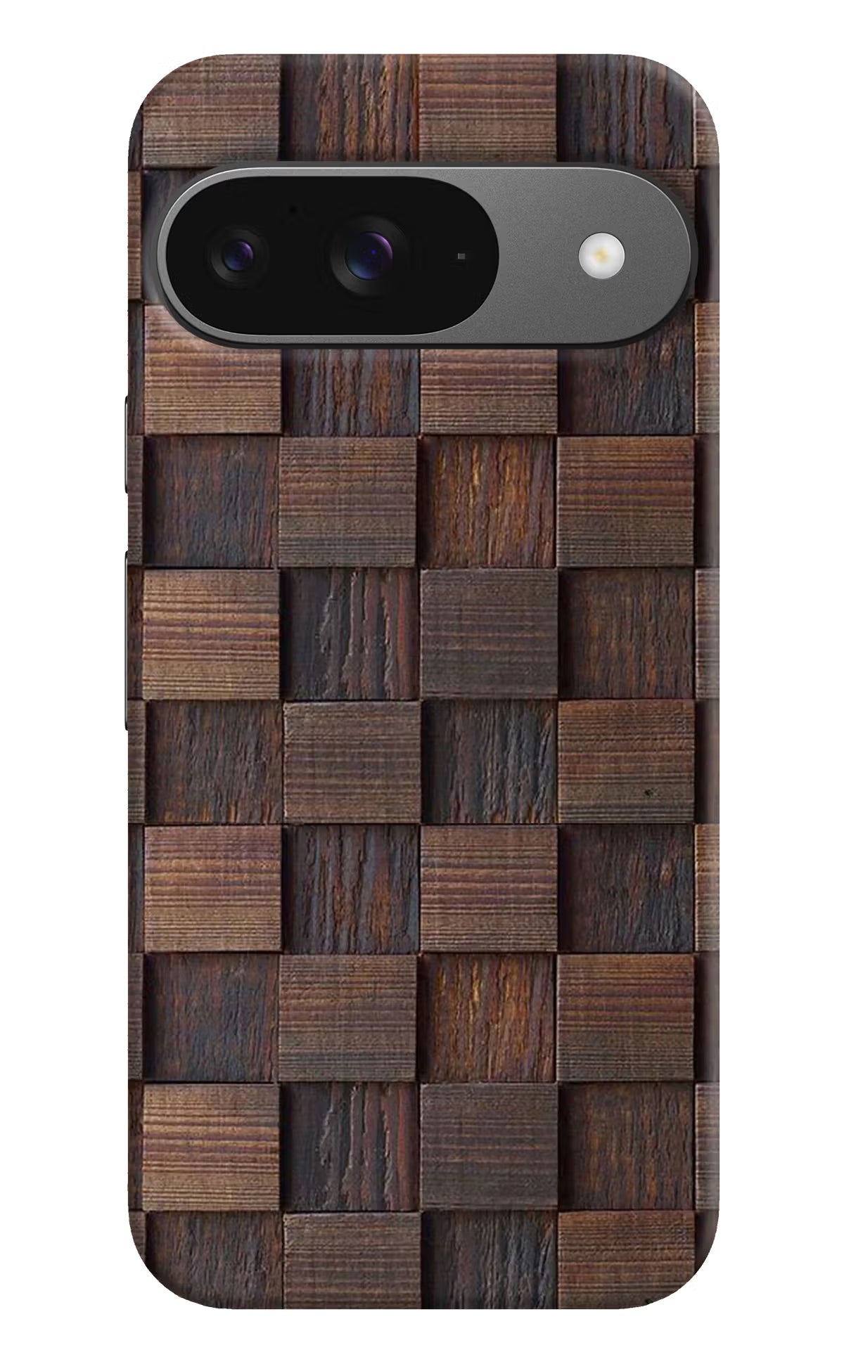 Wooden Cube Design Google Pixel 9 Hard Case Back Cover by Casekaro