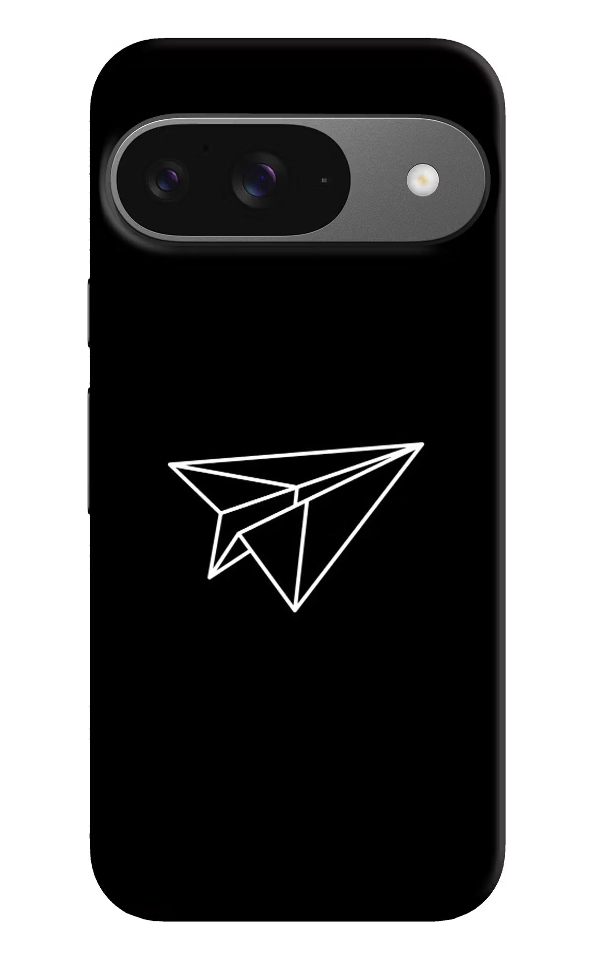Paper Plane White Google Pixel 9 Hard Case Back Cover by Casekaro
