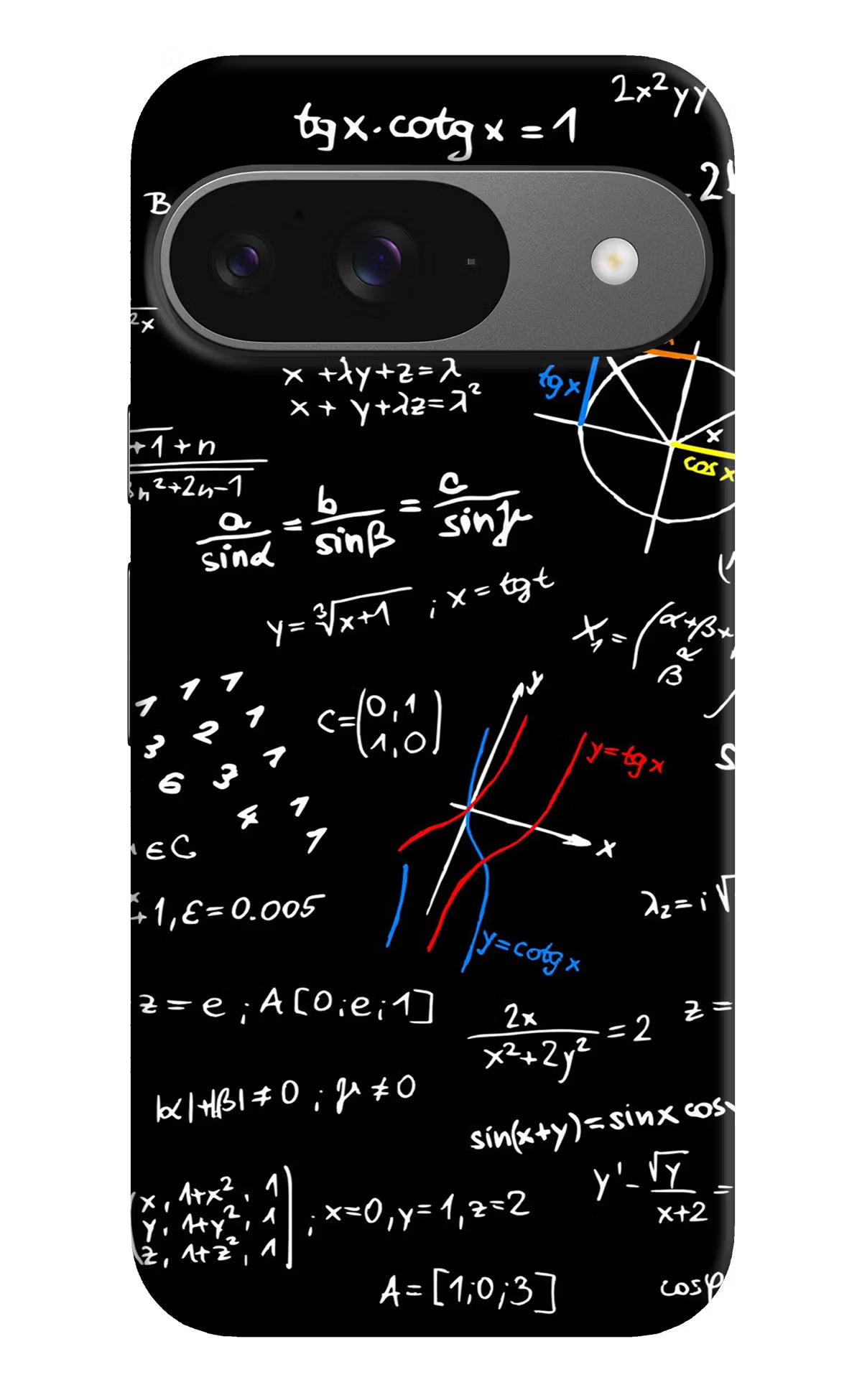 Mathematics Formula Google Pixel 9 Hard Case Back Cover by Casekaro