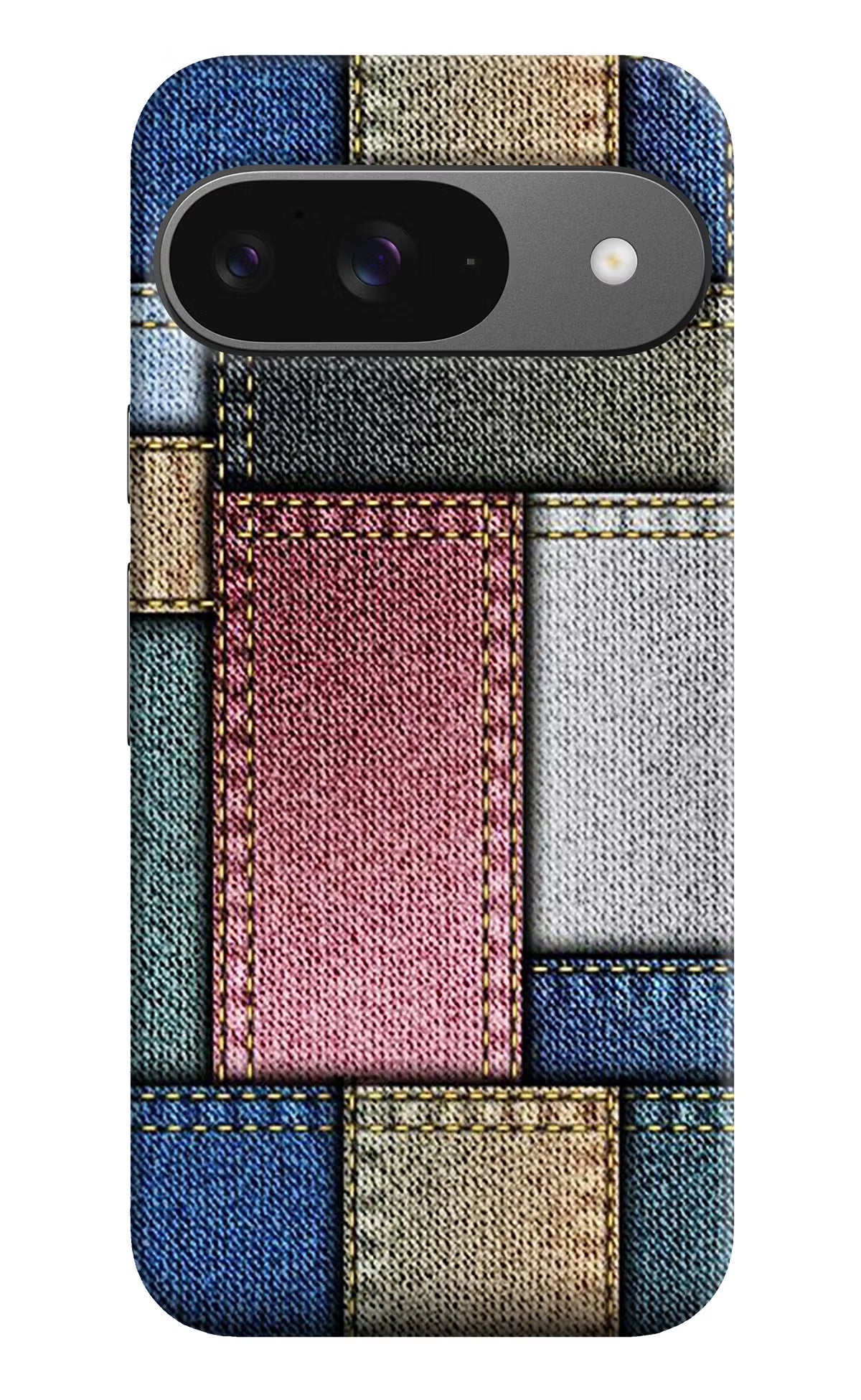 Multicolor Jeans Google Pixel 9 Hard Case Back Cover by Casekaro