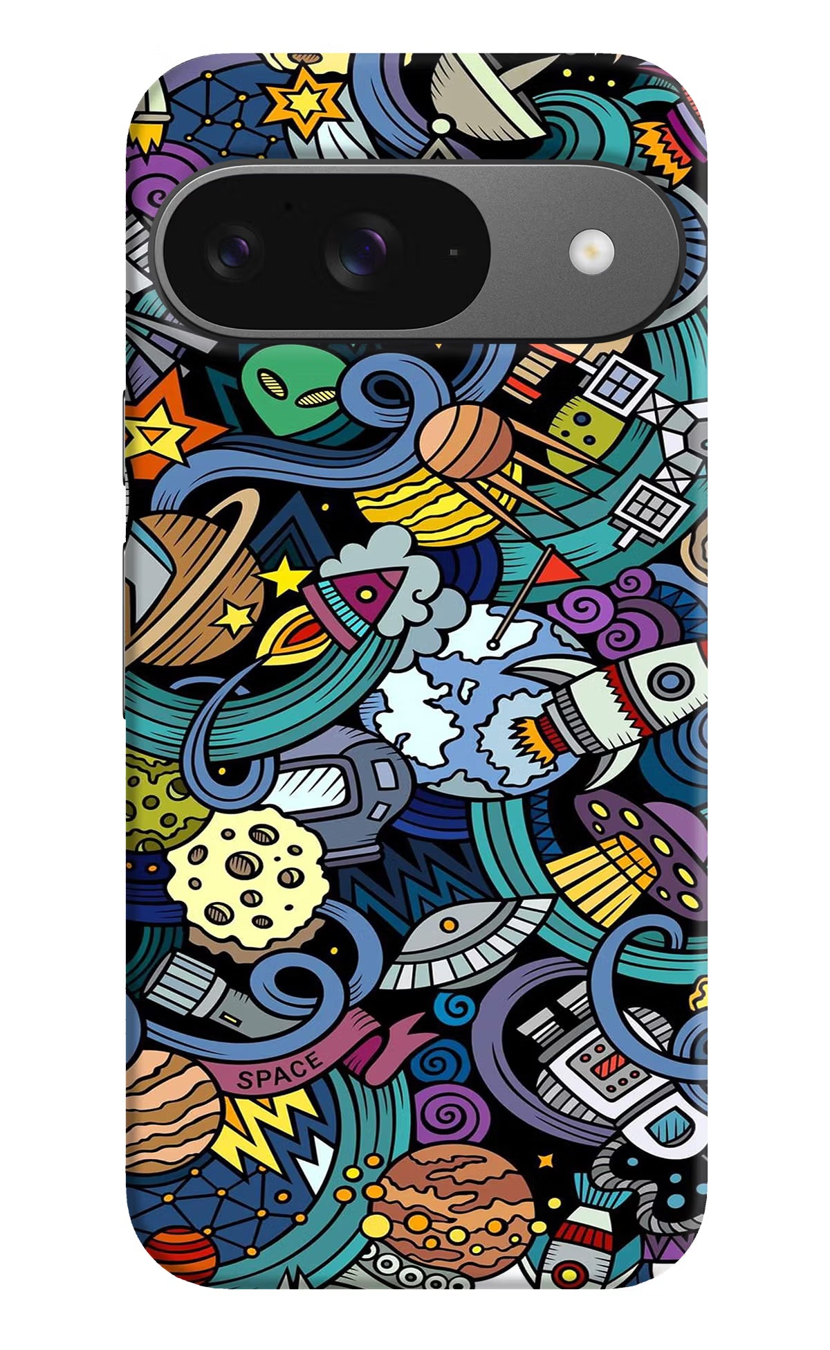 Space Abstract Google Pixel 9 Hard Case Back Cover by Casekaro