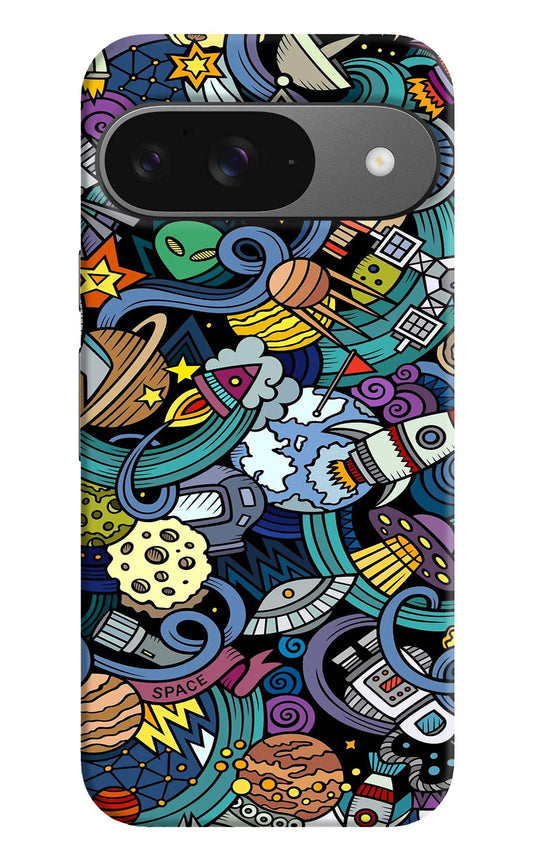 Space Abstract Google Pixel 9 Hard Case Back Cover by Casekaro