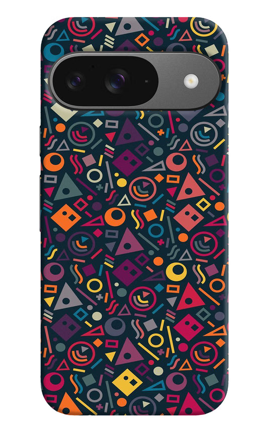 Geometric Abstract Google Pixel 9 Hard Case Back Cover by Casekaro