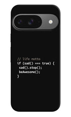 Life Motto Code Google Pixel 9 Hard Case Back Cover by Casekaro
