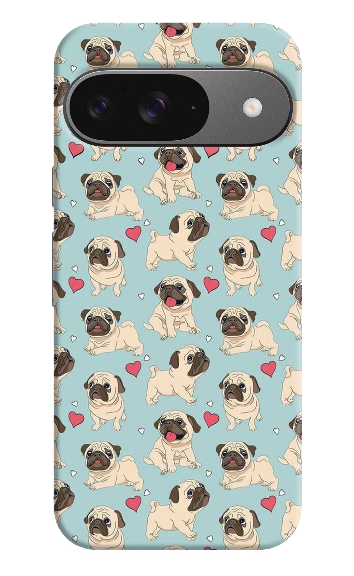 Pug Dog Google Pixel 9 Hard Case Back Cover by Casekaro