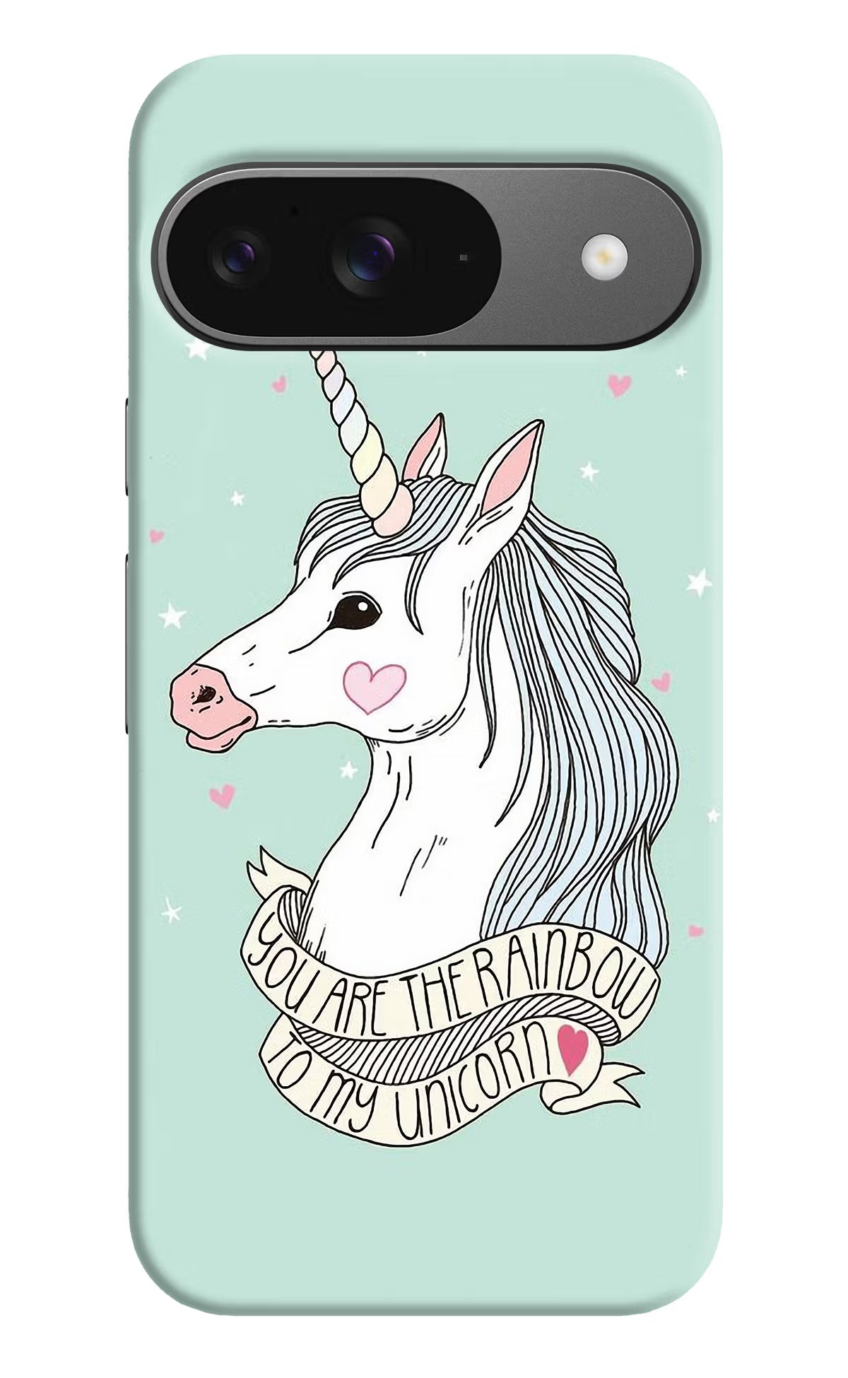 Unicorn Wallpaper Google Pixel 9 Hard Case Back Cover by Casekaro