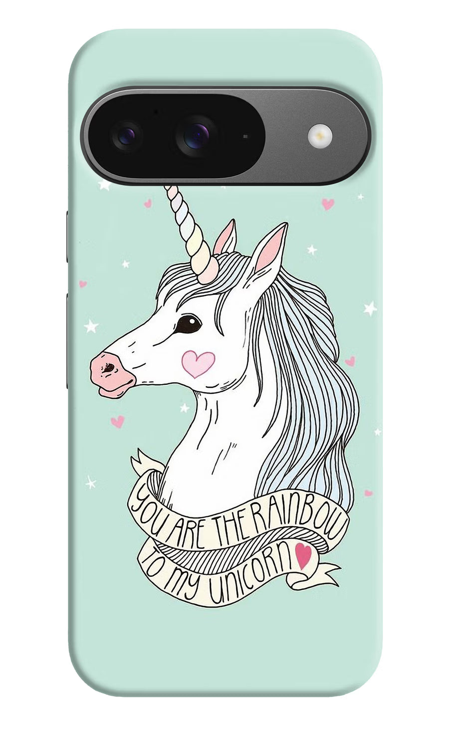 Unicorn Wallpaper Google Pixel 9 Back Cover, Hard case