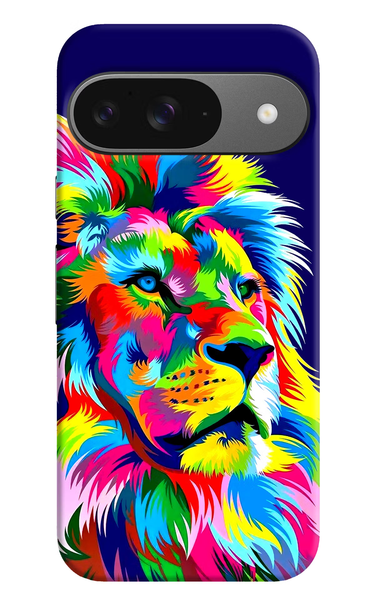 Vector Art Lion Google Pixel 9 Hard Case Back Cover by Casekaro