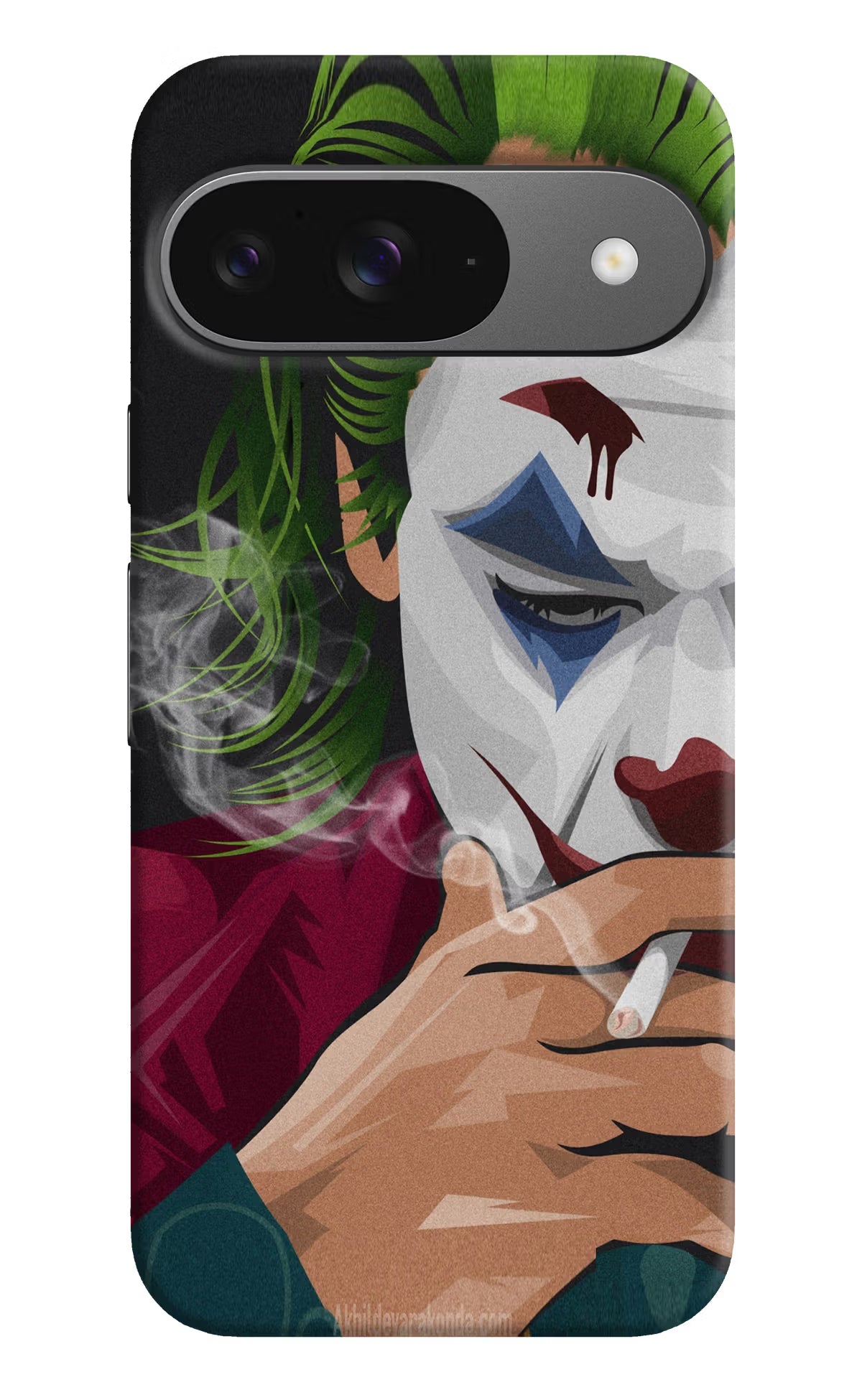 Joker Smoking Google Pixel 9 Hard Case Back Cover by Casekaro