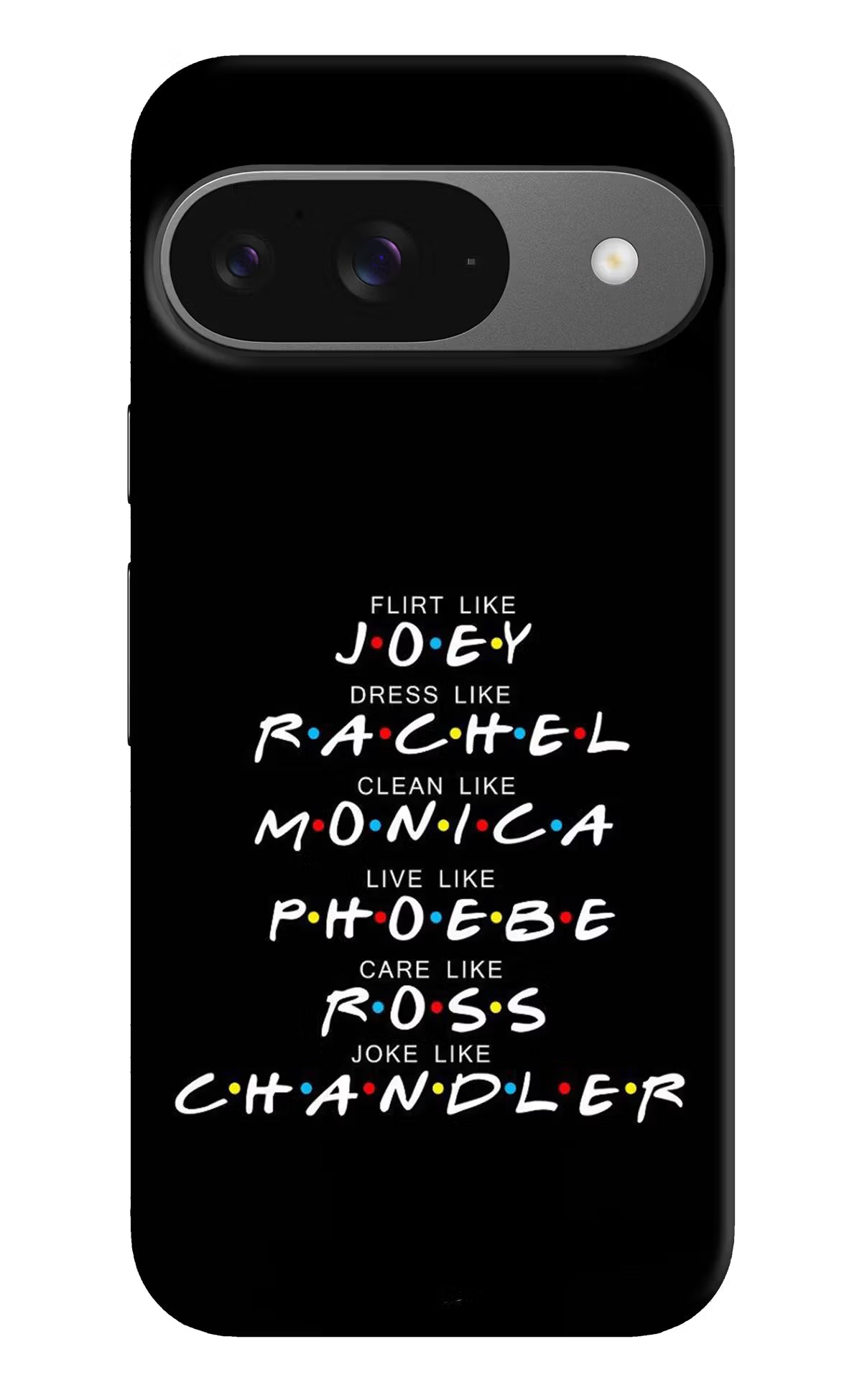 FRIENDS Character Google Pixel 9 Hard Case Back Cover by Casekaro