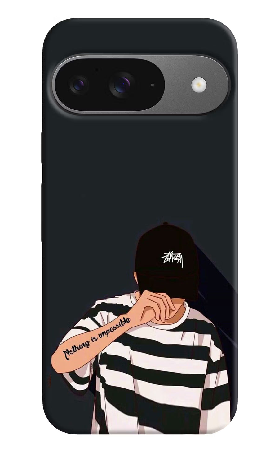 Aesthetic Boy Google Pixel 9 Back Cover, Hard case
