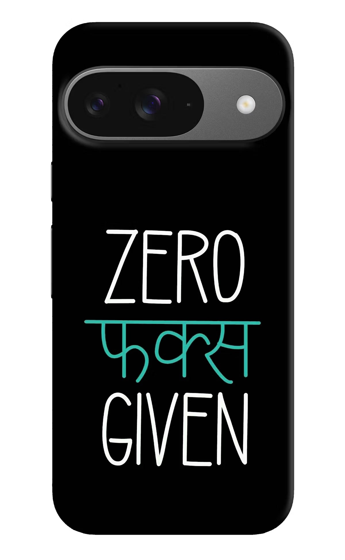 Zero Fucks Given Google Pixel 9 Hard Case Back Cover by Casekaro