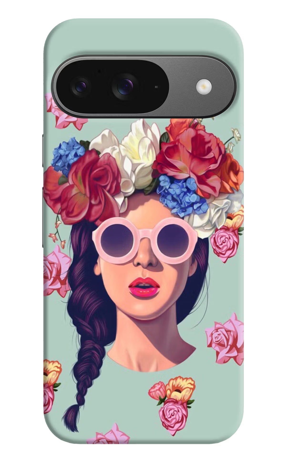 Pretty Girl Google Pixel 9 Hard Case Back Cover by Casekaro