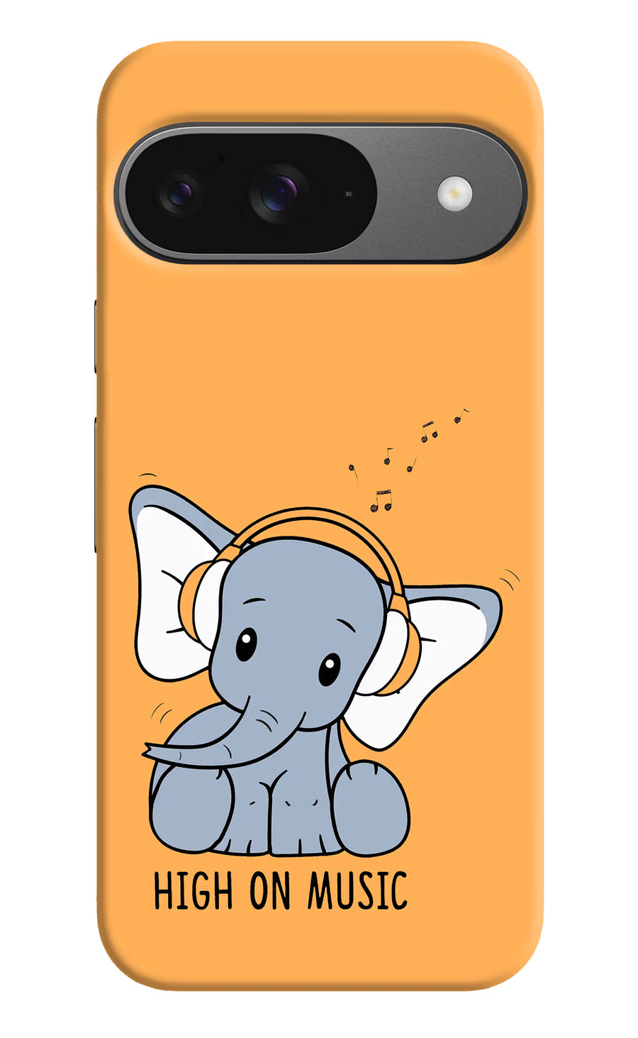 High On Music Google Pixel 9 Back Cover, Hard case
