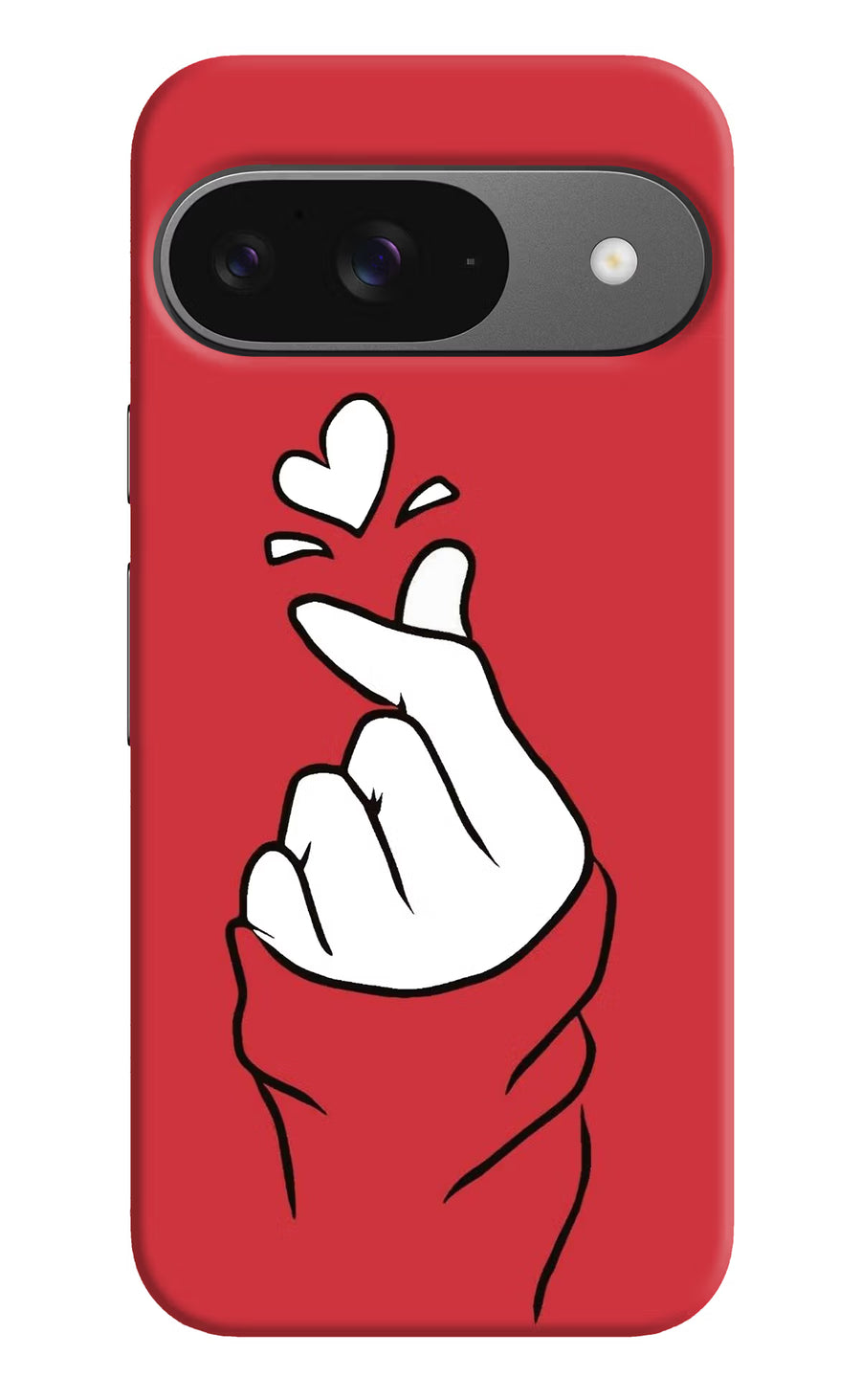 Korean Love Sign Google Pixel 9 Back Cover, Hard case