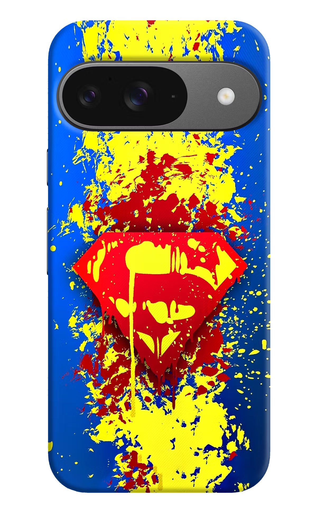 Superman logo Google Pixel 9 Hard Case Back Cover by Casekaro