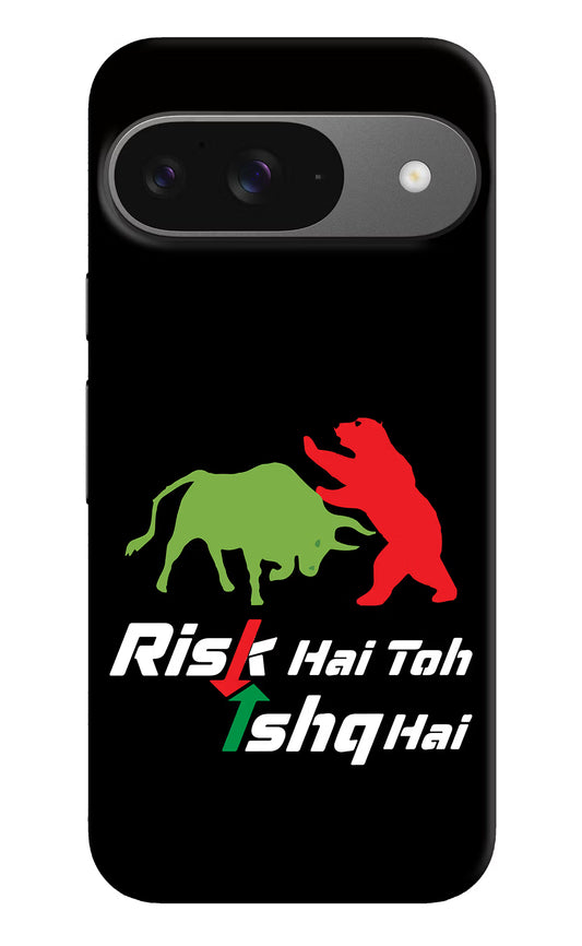 Risk Hai Toh Ishq Hai Google Pixel 9 Hard Case Back Cover by Casekaro