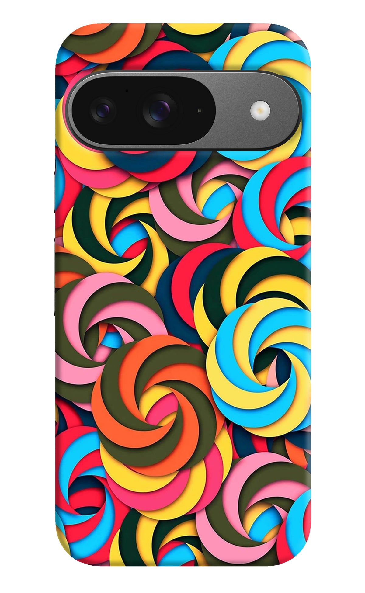 Spiral Pattern Google Pixel 9 Back Cover