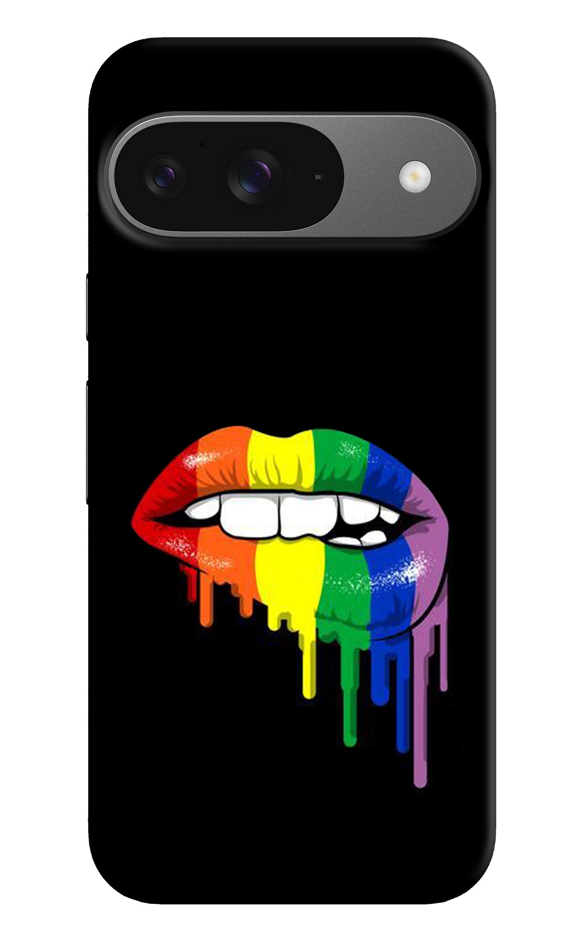 Lips Biting Google Pixel 9 Back Cover