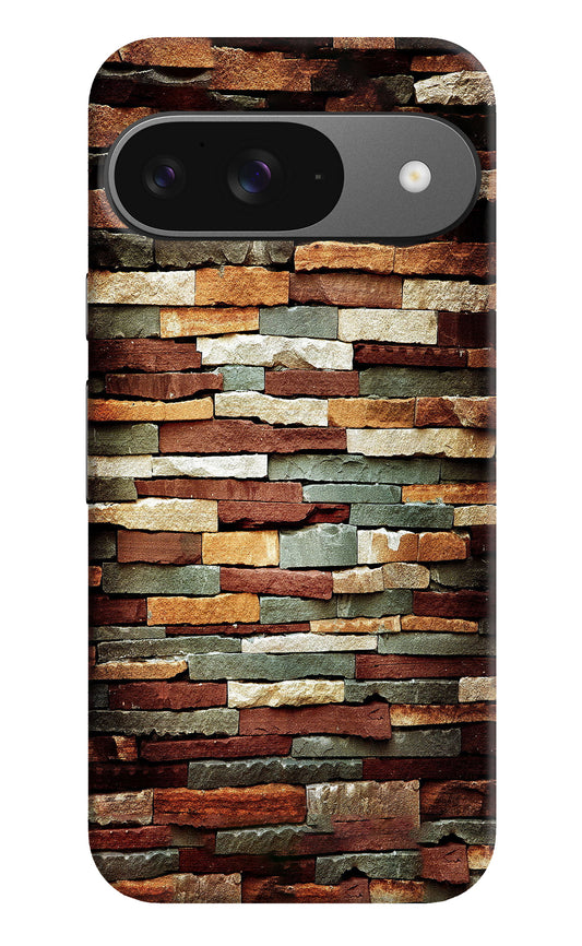 Bricks Pattern Google Pixel 9 Back Cover