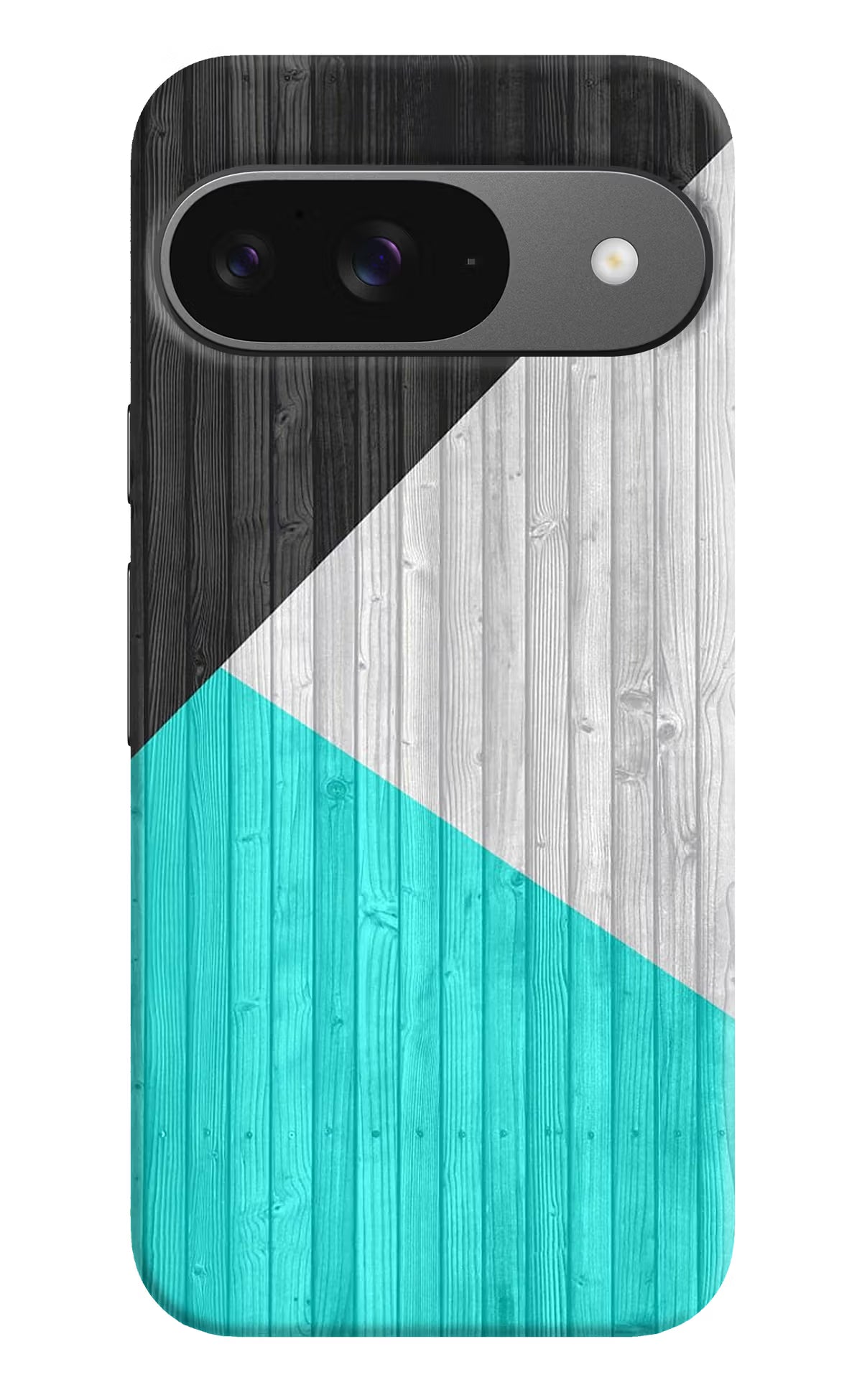 Wooden Abstract Google Pixel 9 Hard Case Back Cover by Casekaro