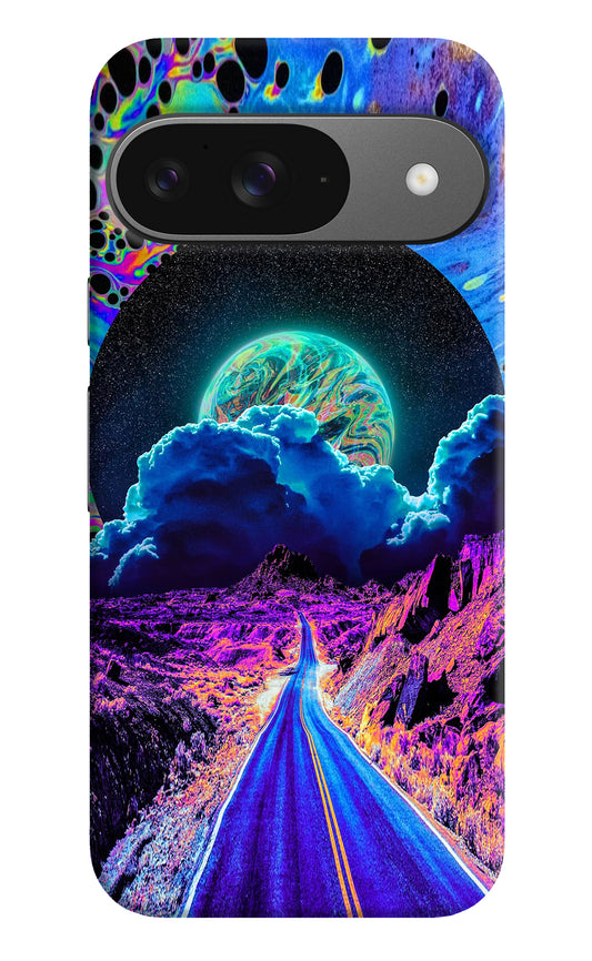 Psychedelic Painting Google Pixel 9 Back Cover