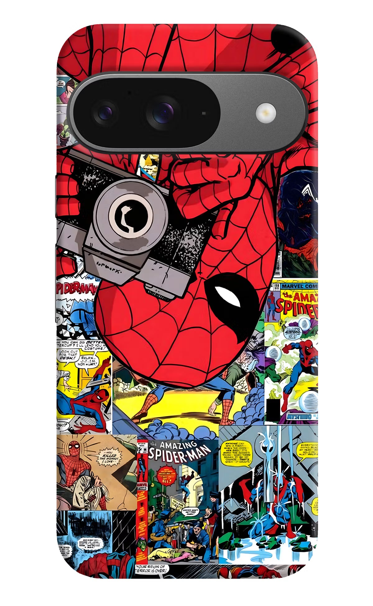 Spider Man Google Pixel 9 Hard Case Back Cover by Casekaro