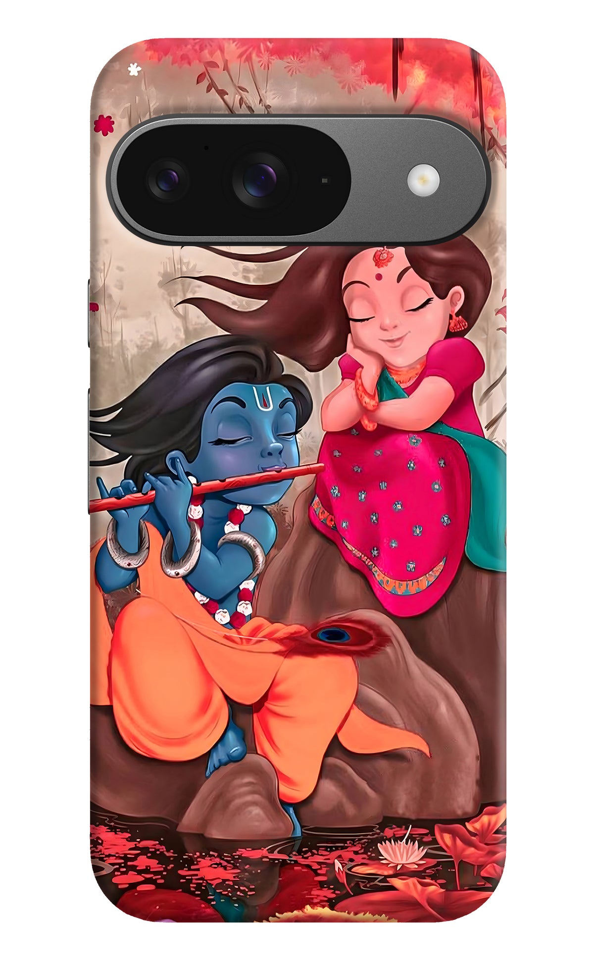 Radhe Krishna Google Pixel 9 Back Cover