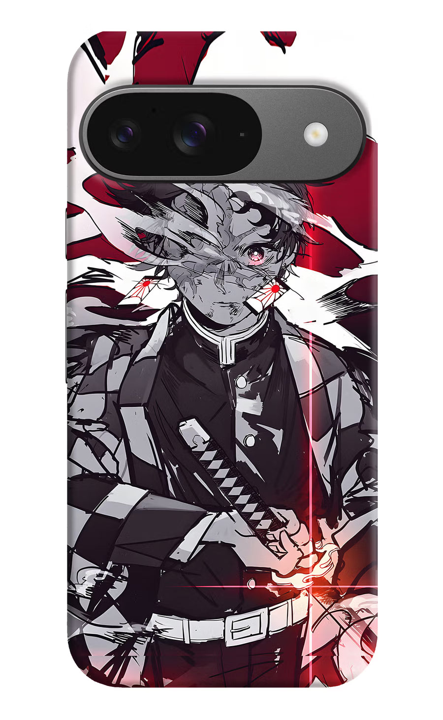 Demon Slayer Google Pixel 9 Back Cover, Hard case