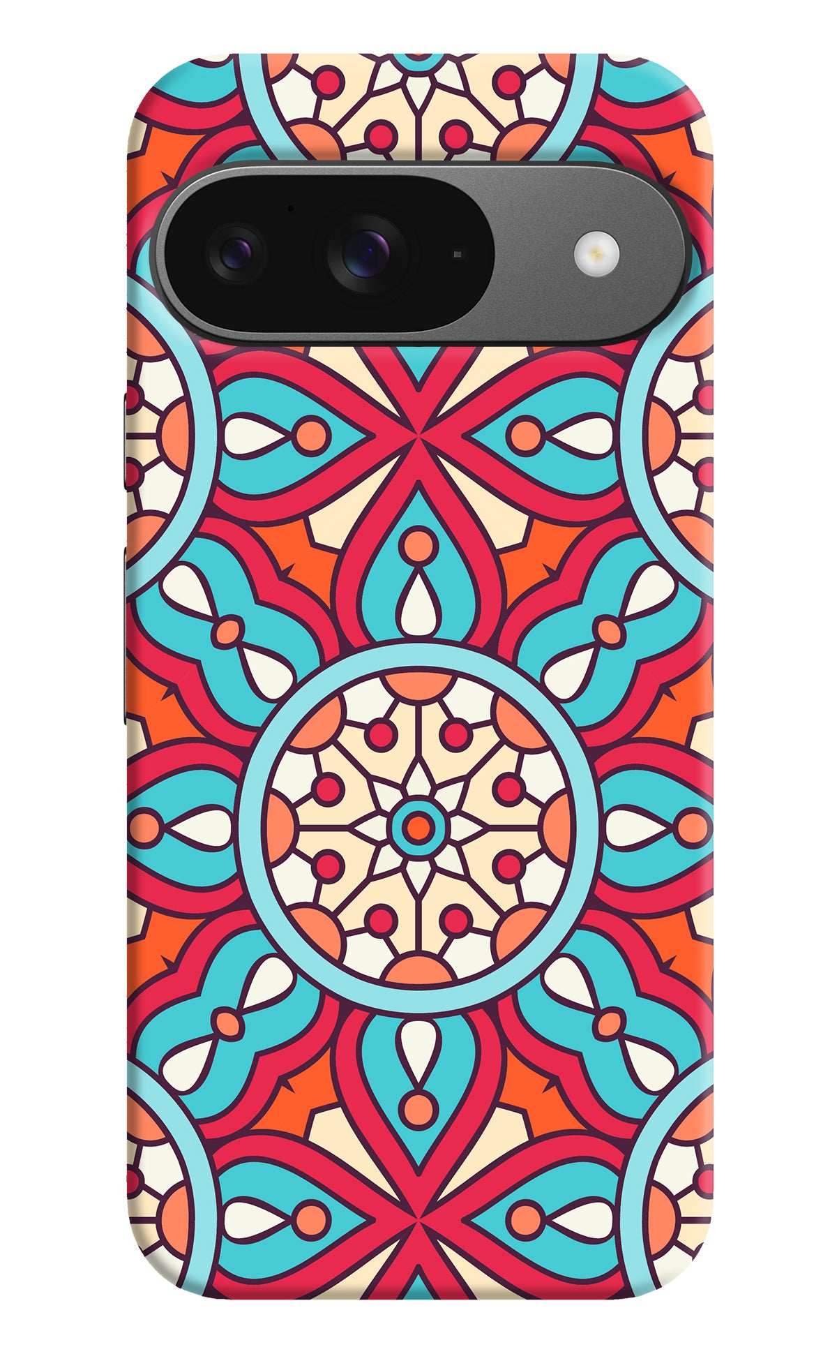 Mandala Geometric Google Pixel 9 Back Cover