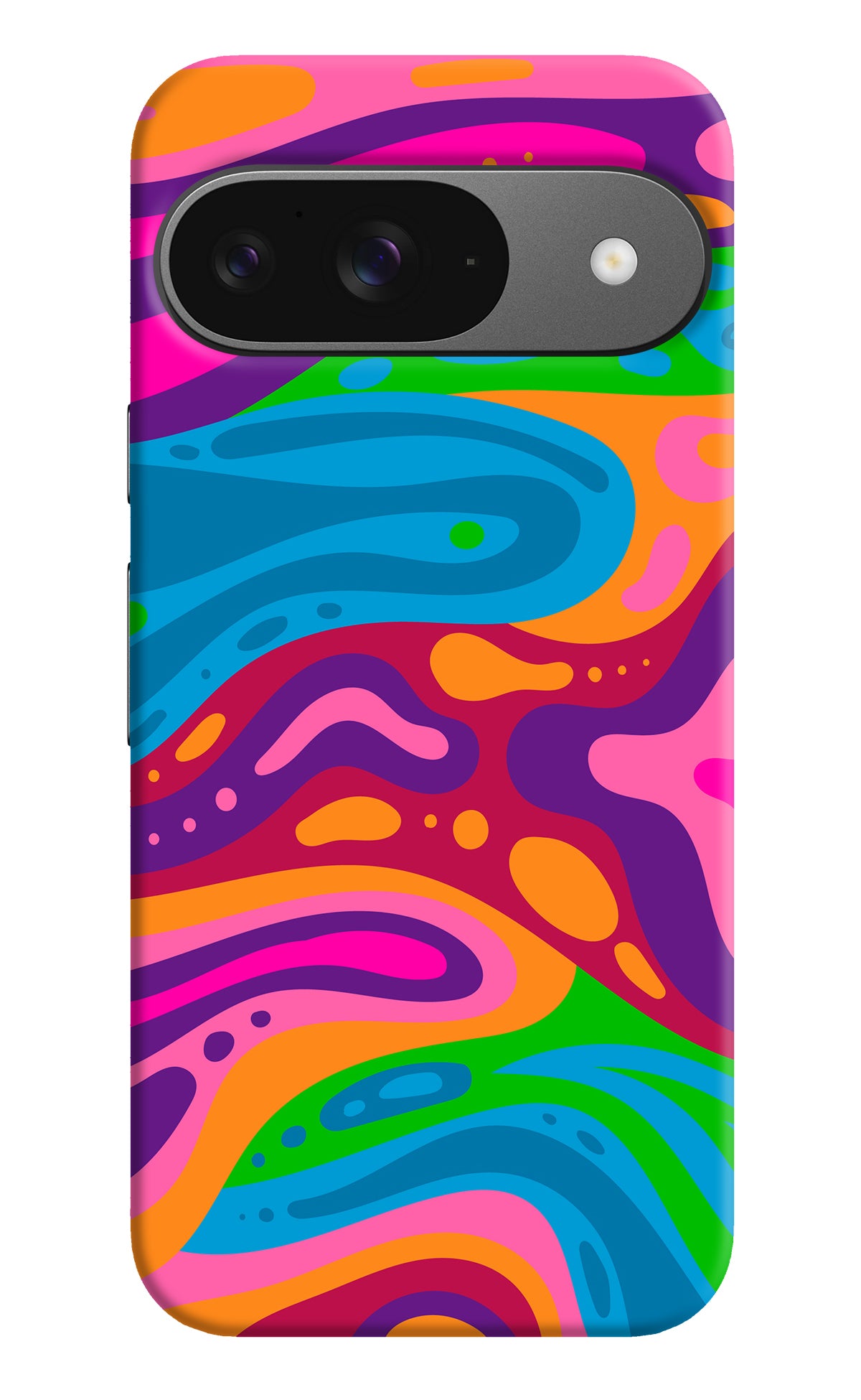 Trippy Pattern Google Pixel 9 Back Cover