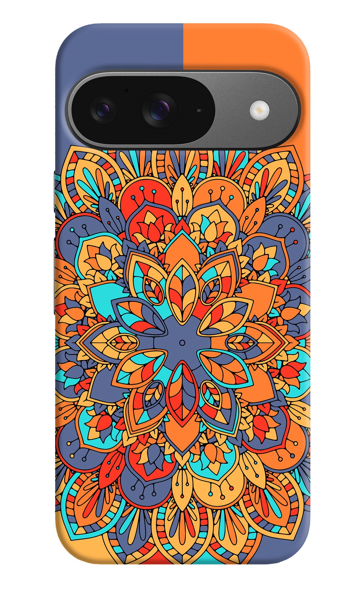 Color Mandala Google Pixel 9 Back Cover