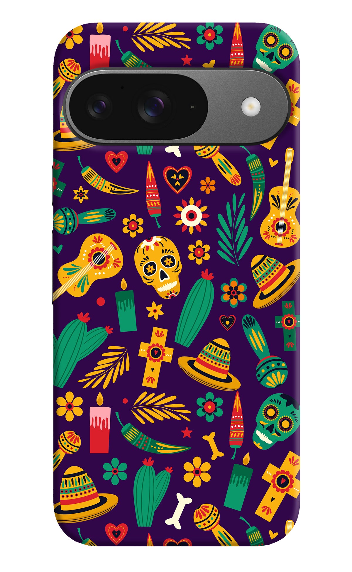 Mexican Artwork Google Pixel 9 Back Cover