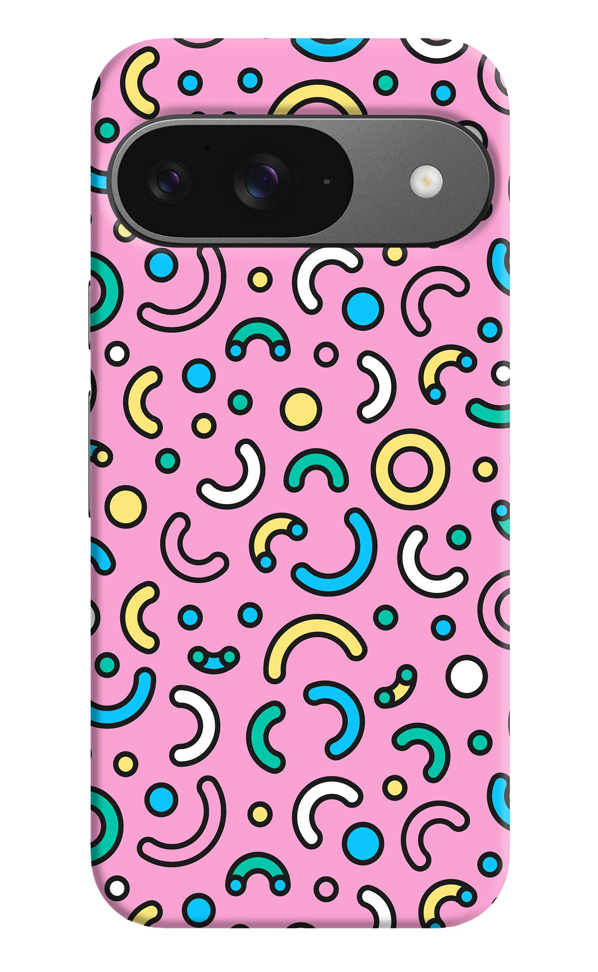 Memphis Design Google Pixel 9 Back Cover