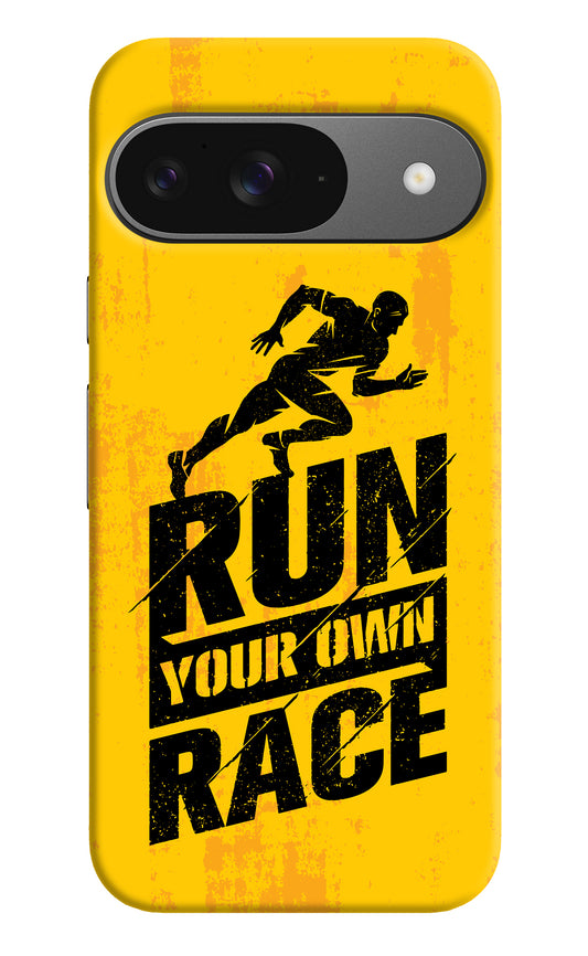 Run Your Own Race Google Pixel 9 Back Cover