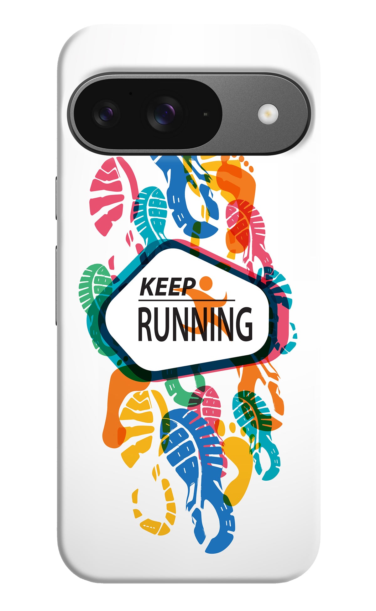 Keep Running Google Pixel 9 Back Cover