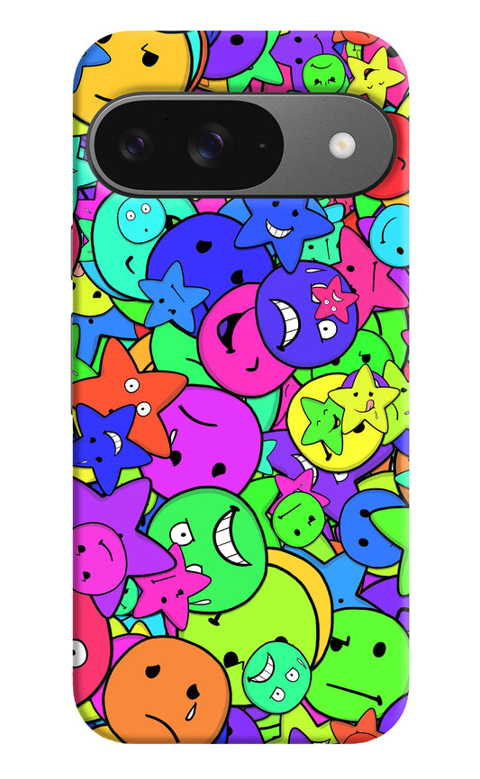 Fun Doodle Google Pixel 9 Back Cover