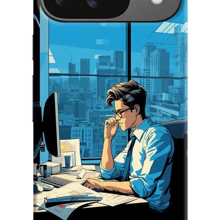 Focused Hustler (AI Generated) Google Pixel 9 Hard Case Back Cover by Casekaro