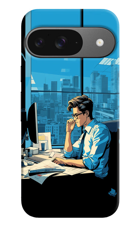 Focused Hustler (AI Generated) Google Pixel 9 Hard Case Back Cover by Casekaro