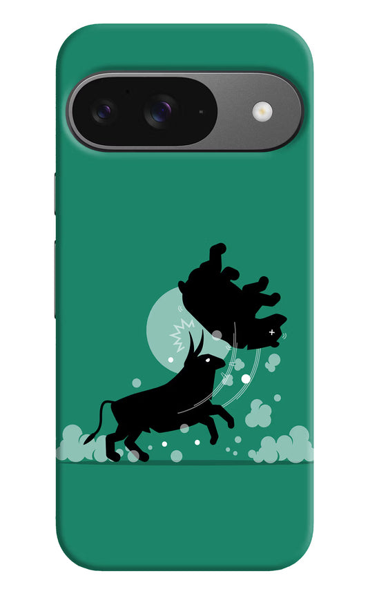 Bull Conqueror Google Pixel 9 Hard Case Back Cover by Casekaro