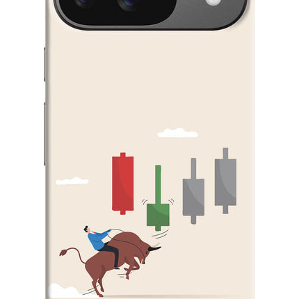 Bull Trading Momentum Google Pixel 9 Hard Case Back Cover by Casekaro