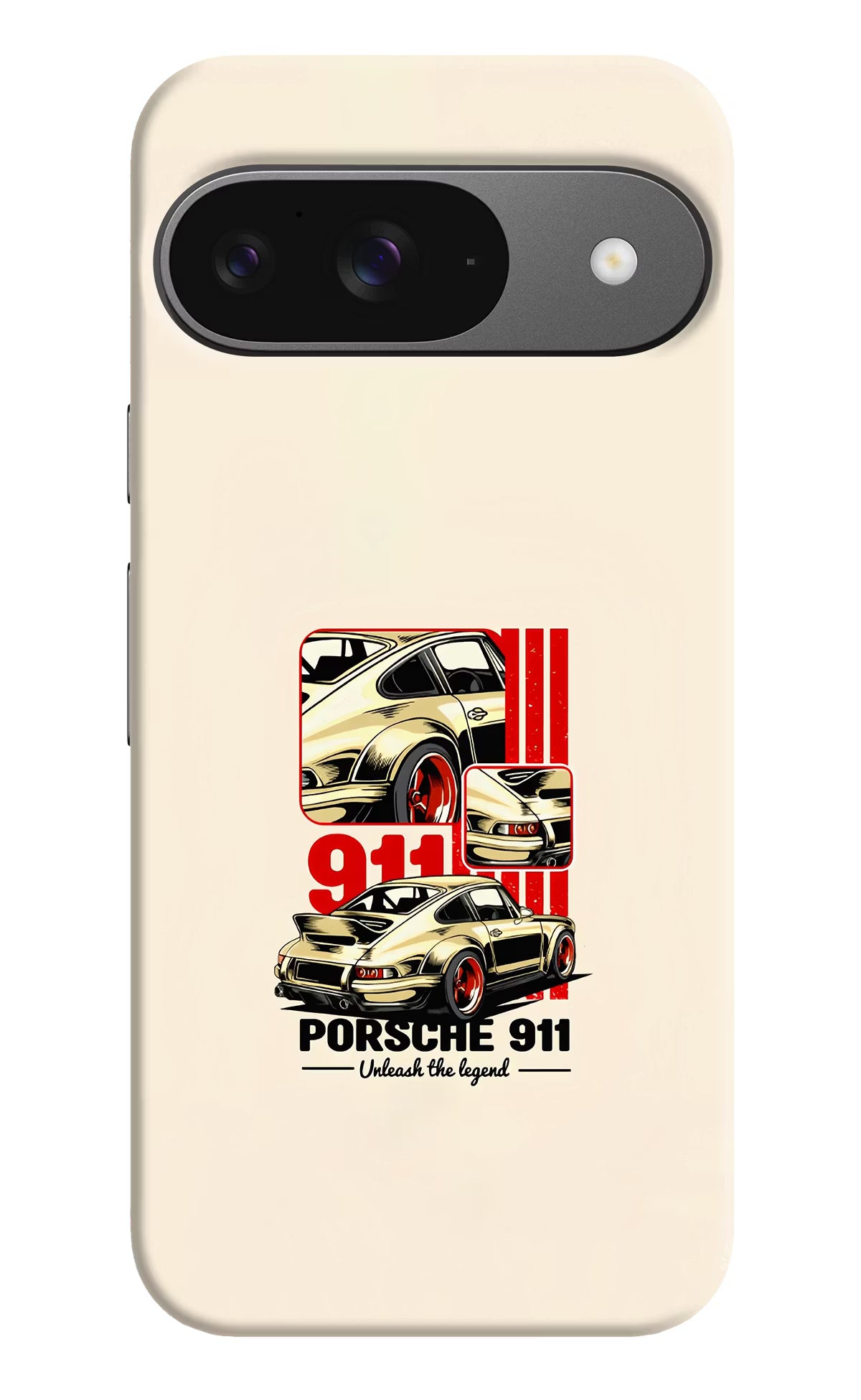 Classic Porsche 911 Google Pixel 9 Hard Case Back Cover by Casekaro