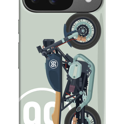 Classic Cafe Racer 99 Google Pixel 9 Hard Case Back Cover by Casekaro