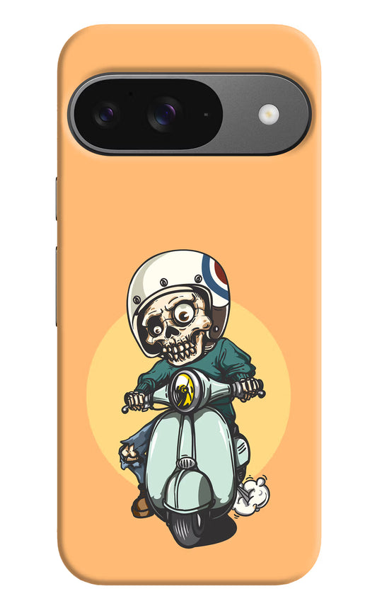 Undead Biker Google Pixel 9 Hard Case Back Cover by Casekaro